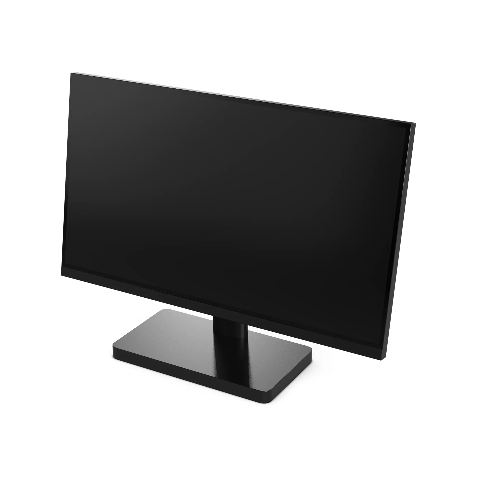 Monitor LCD Low-poly 3D model_0
