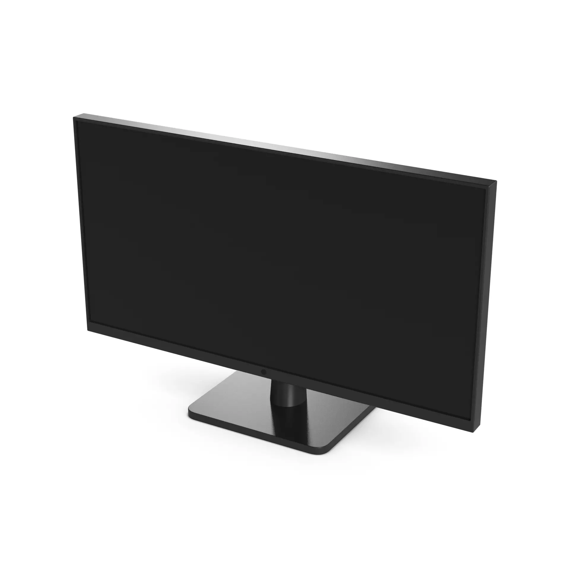 Monitor LCD Low-poly 3D model_0