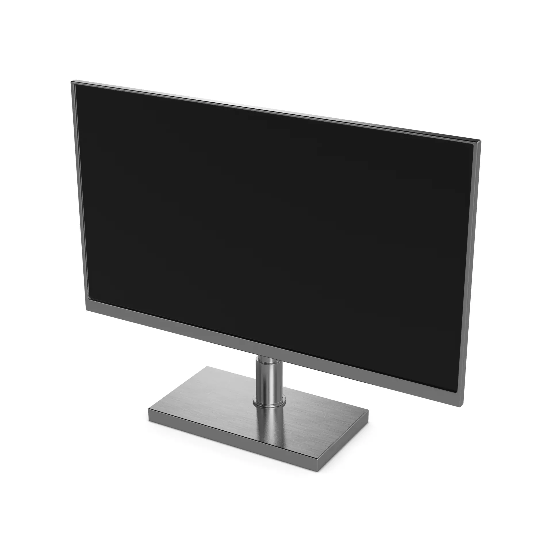 Monitor LCD Low-poly 3D model_0