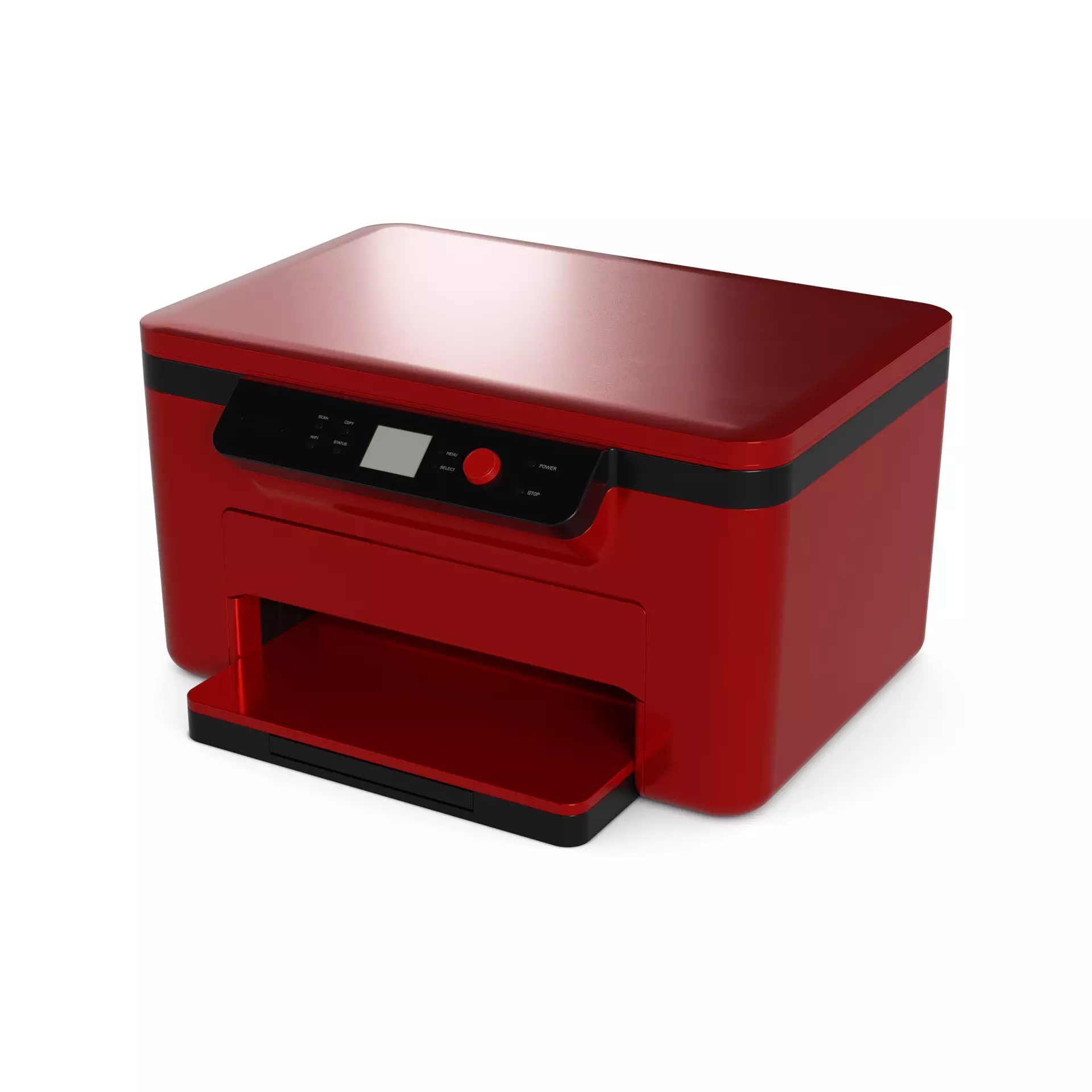 Printing Devices Inkjet Low-poly 3D model