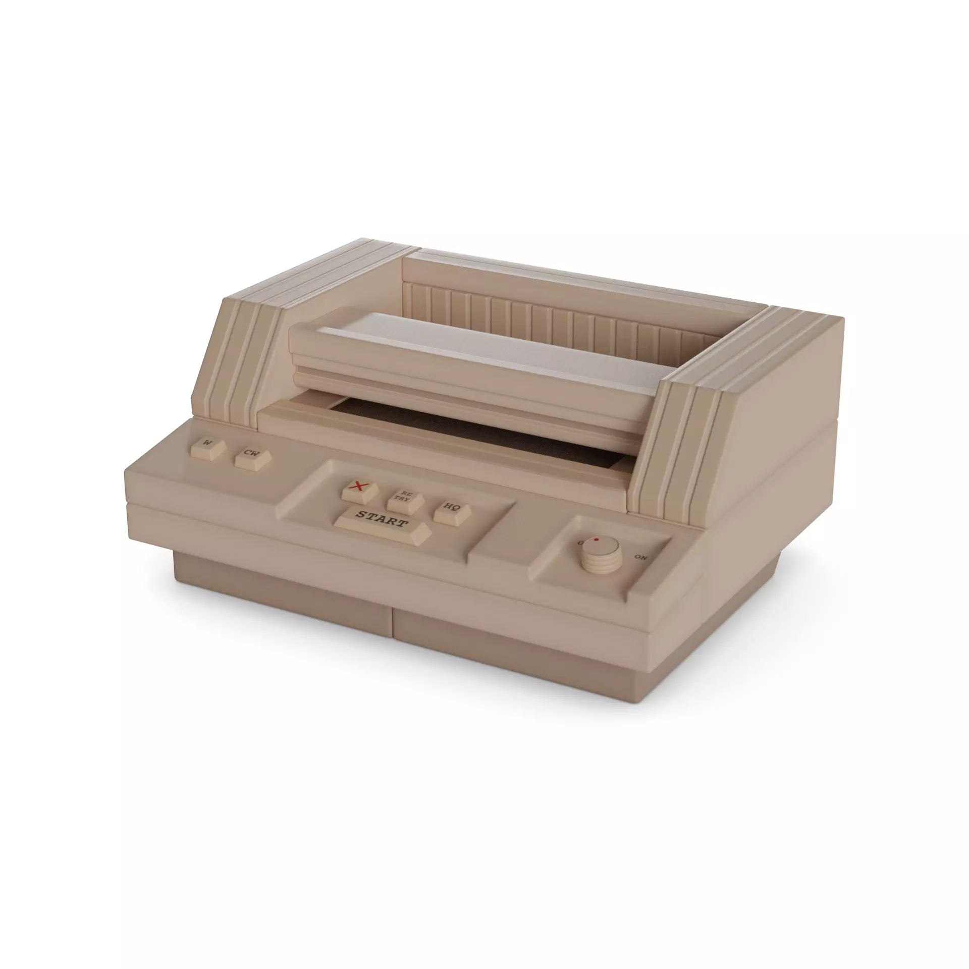 Scanner 80s Low-poly 3D model_0