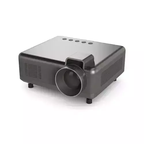 Projector Outdoor Low-poly 3D model