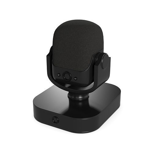 Conferencing Microphone Low-poly 3D model
