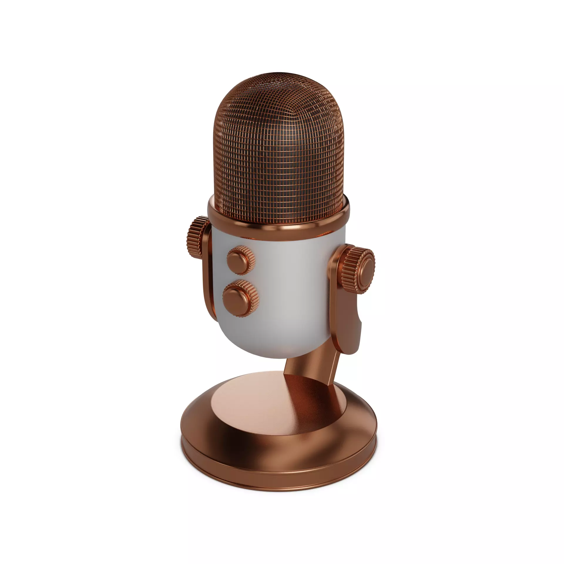 Conferencing Microphone 3D model_0