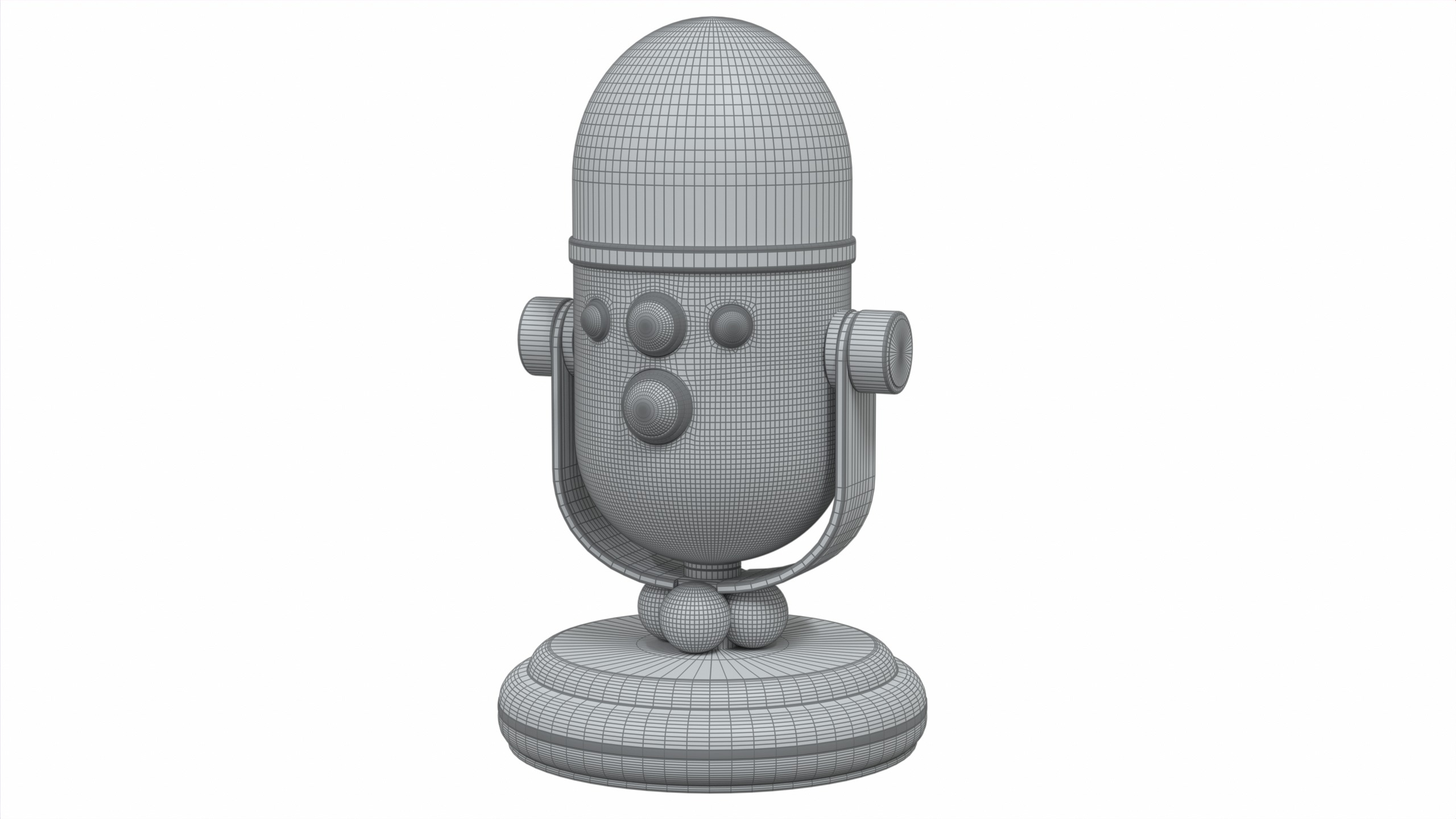 Conferencing Microphone 3D model_5