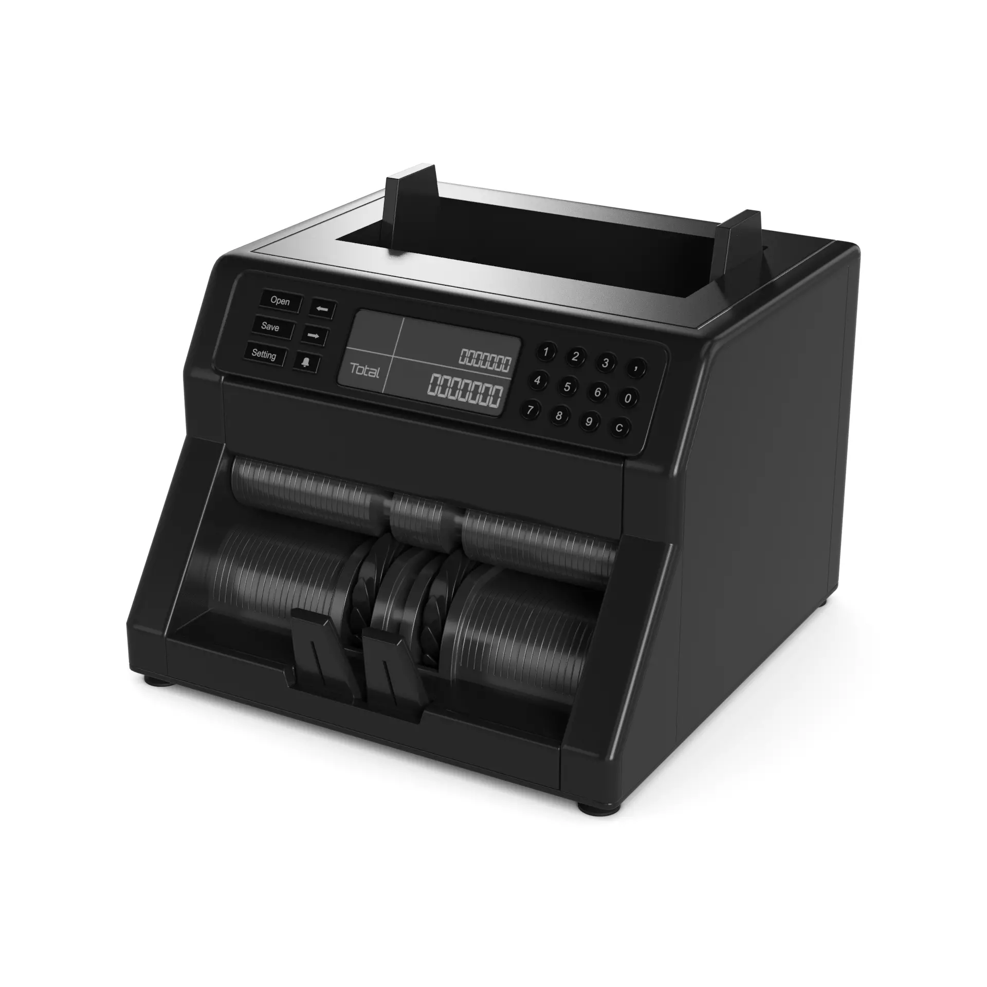 Banknote count machine 3D model_0