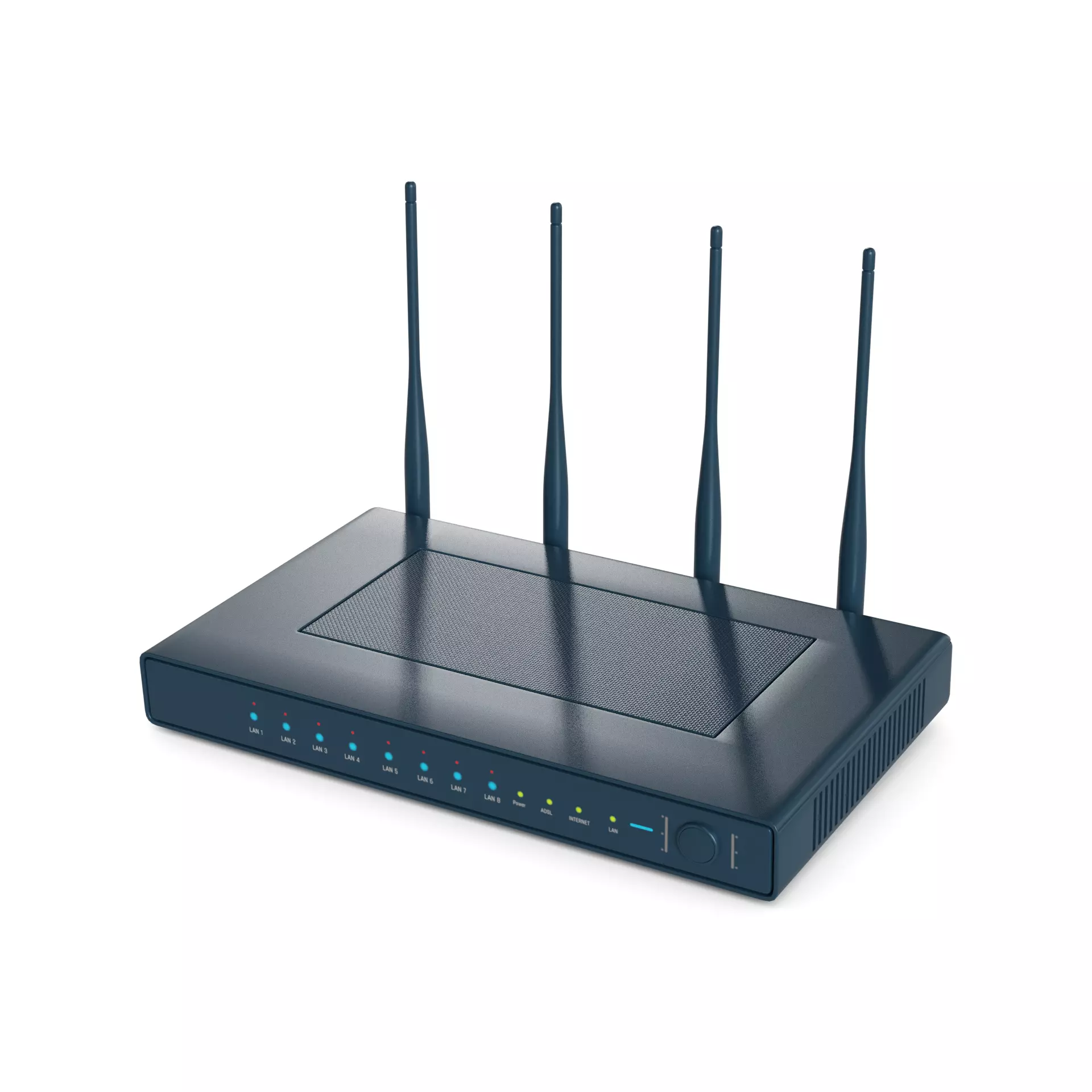 Router Low-poly 3D model_0