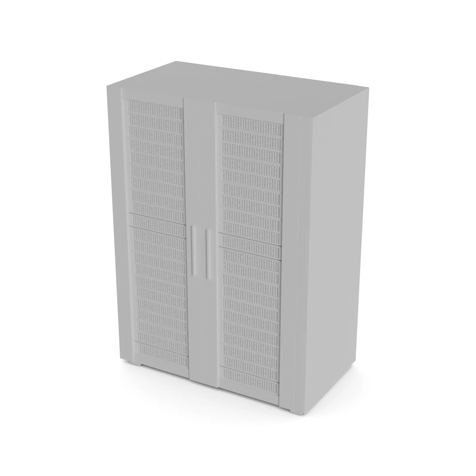 Server Rack Low-poly 3D model_0