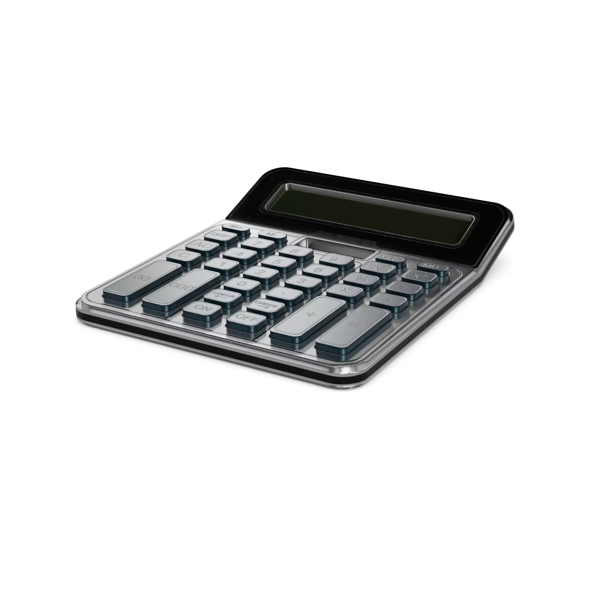 Calculator Basic Low-poly 3D model_0