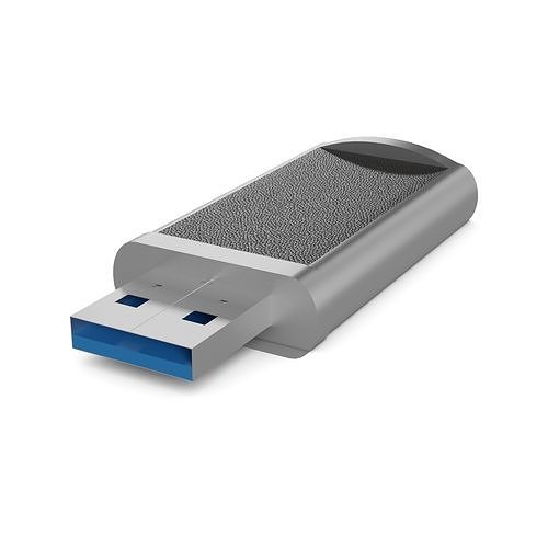 USB flash drive Low-poly 3D model