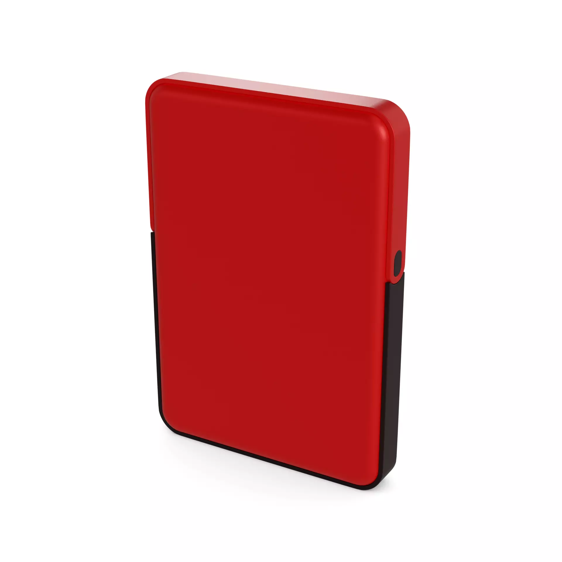 Portable HDD Low-poly 3D model_0