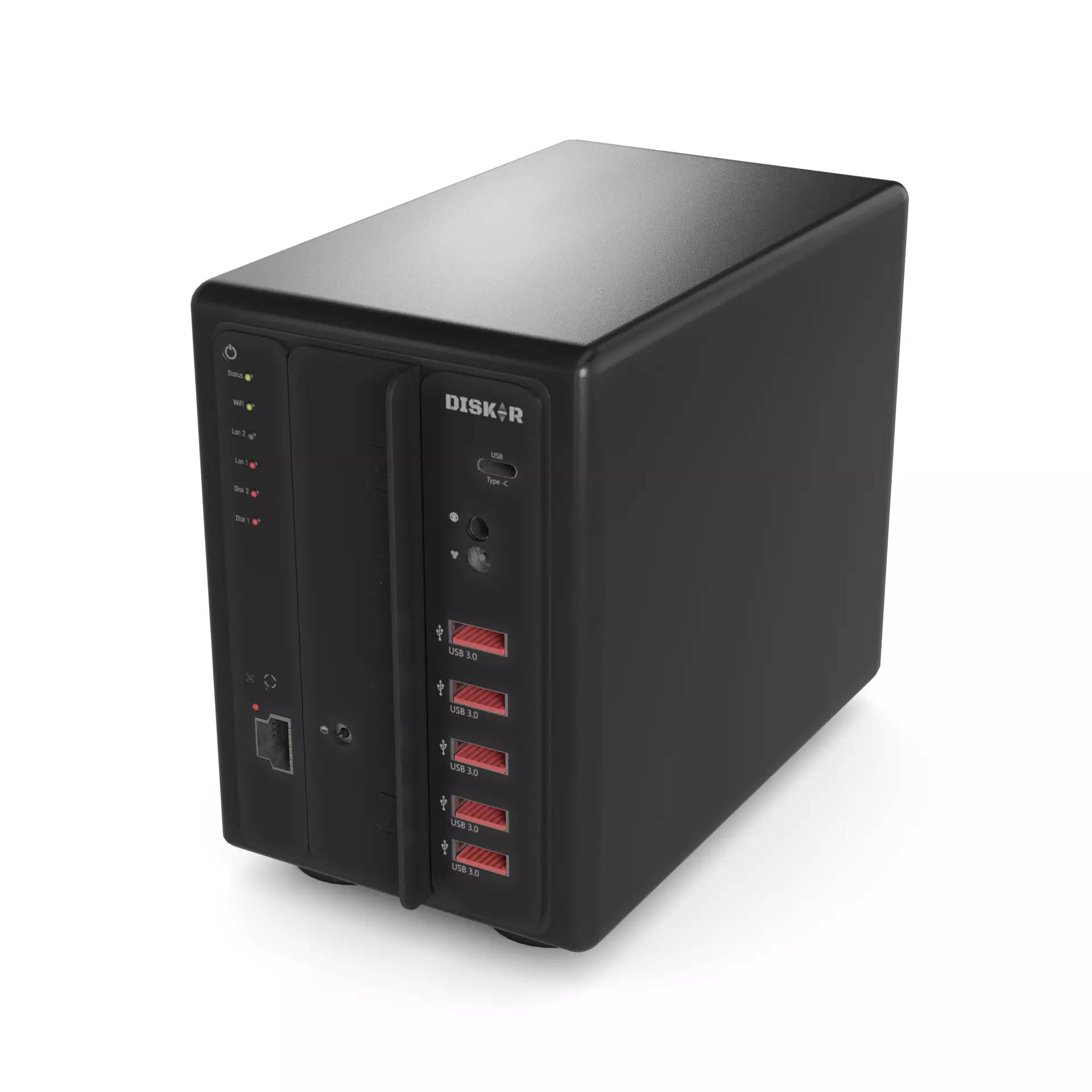 Rugged HDD Low-poly 3D model