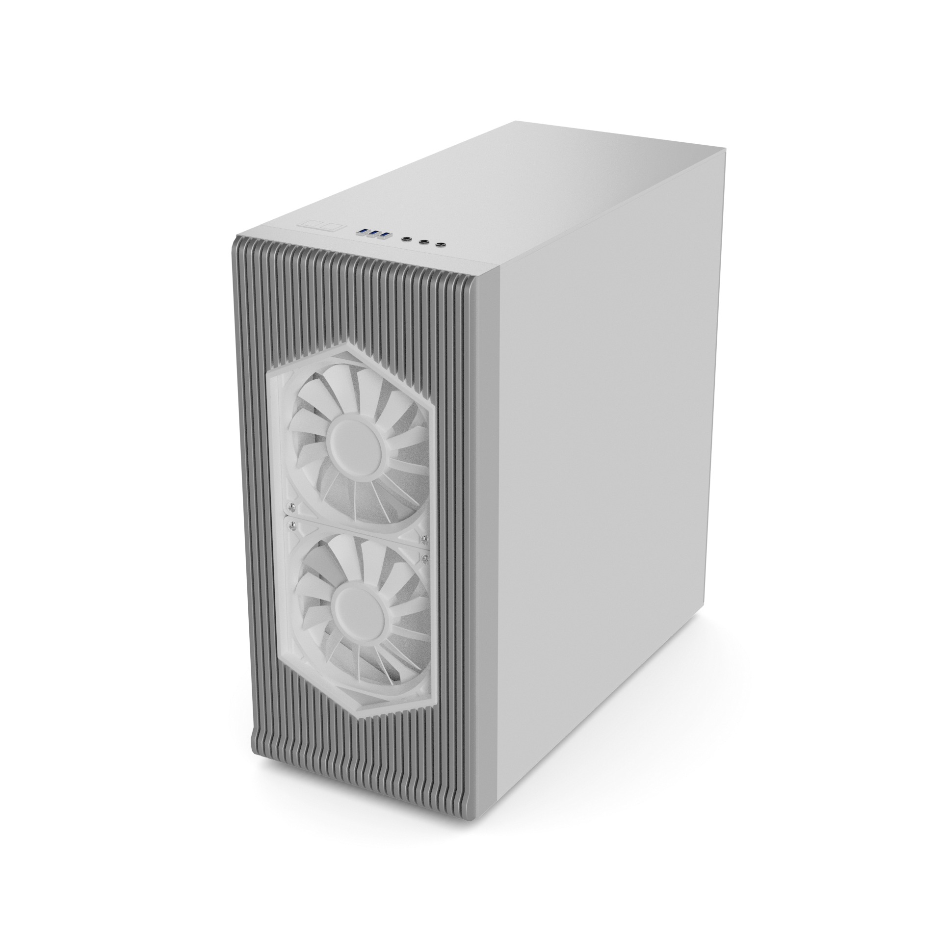 Desktop-PC Low-poly 3D model_8