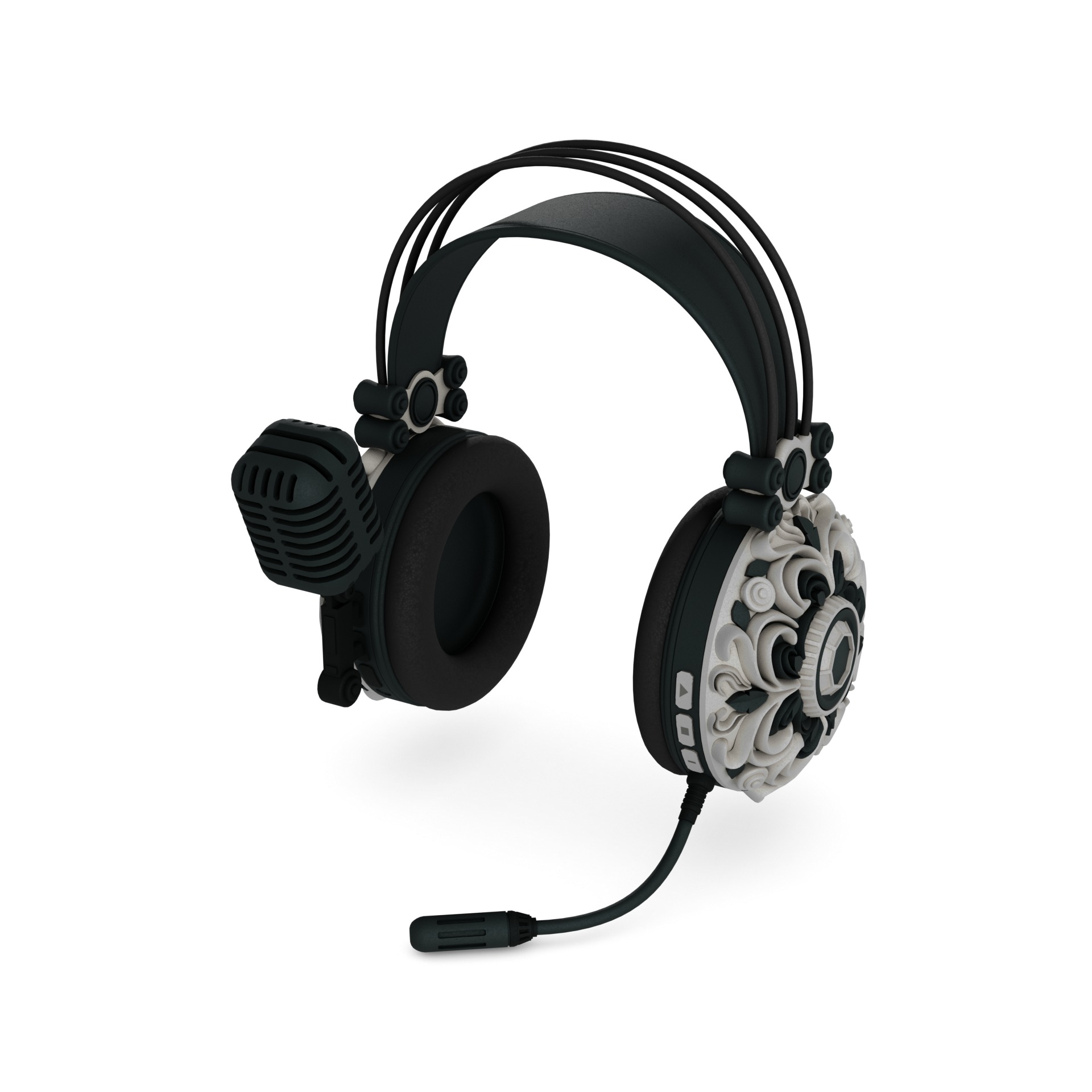 Headset 3D model_3