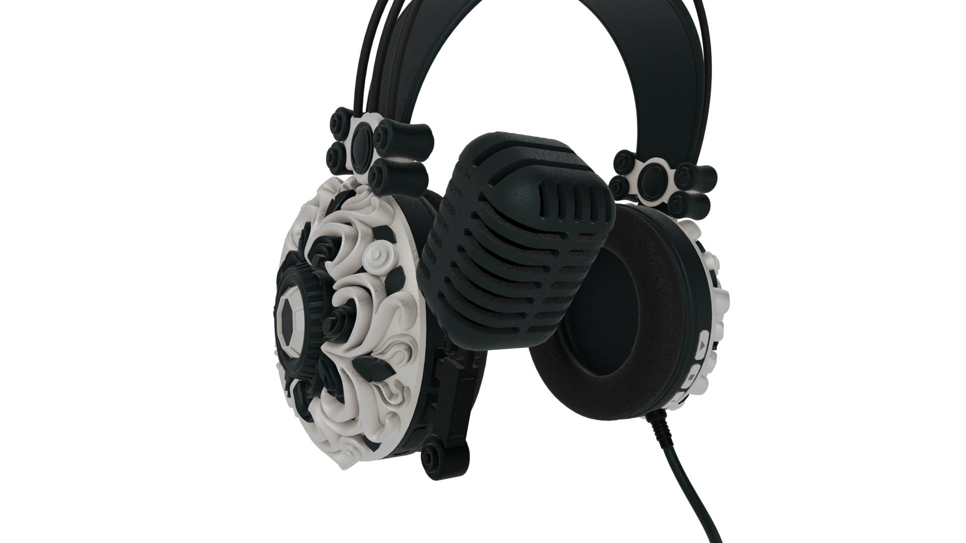 Headset 3D model_6