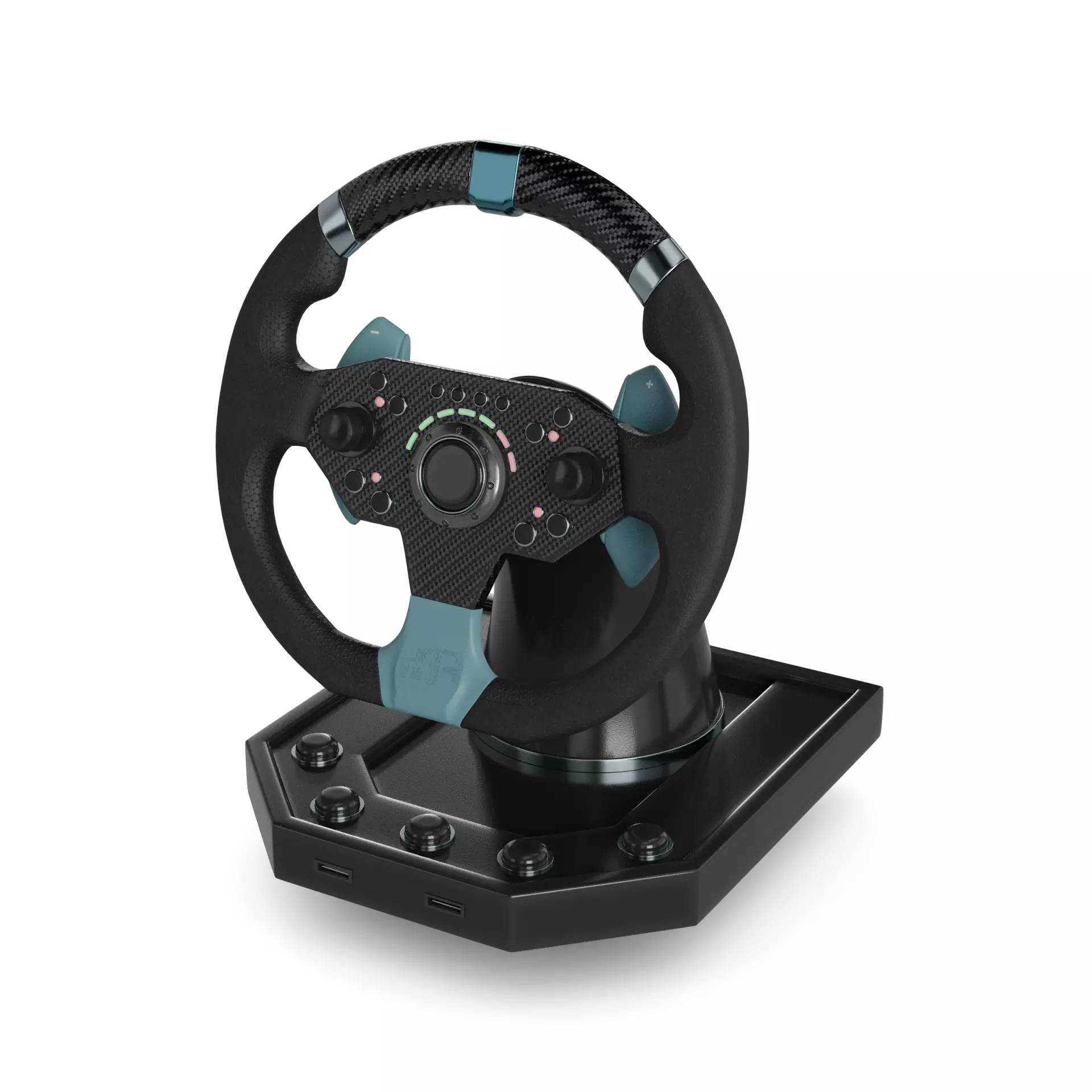 Racing Wheel 3D model_0
