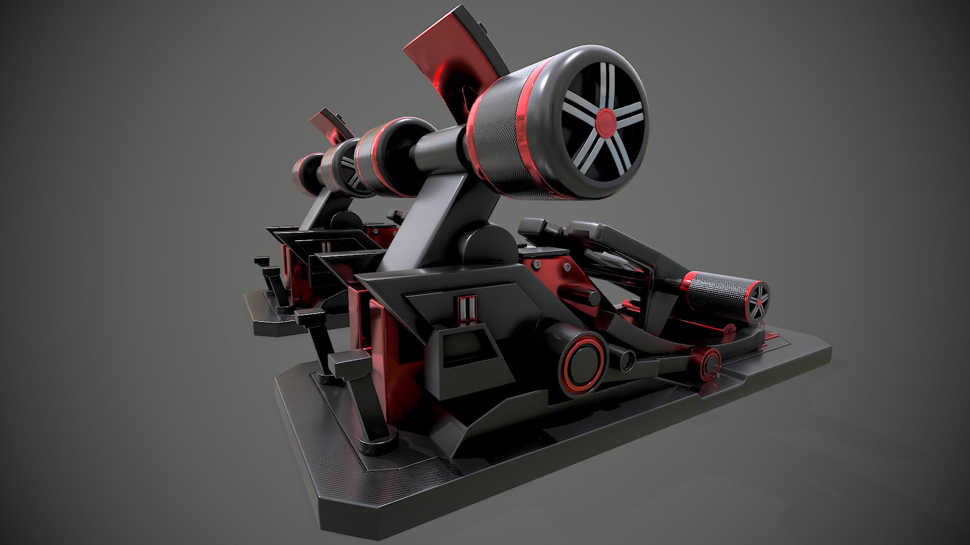 Racing Pedals 3D model_8