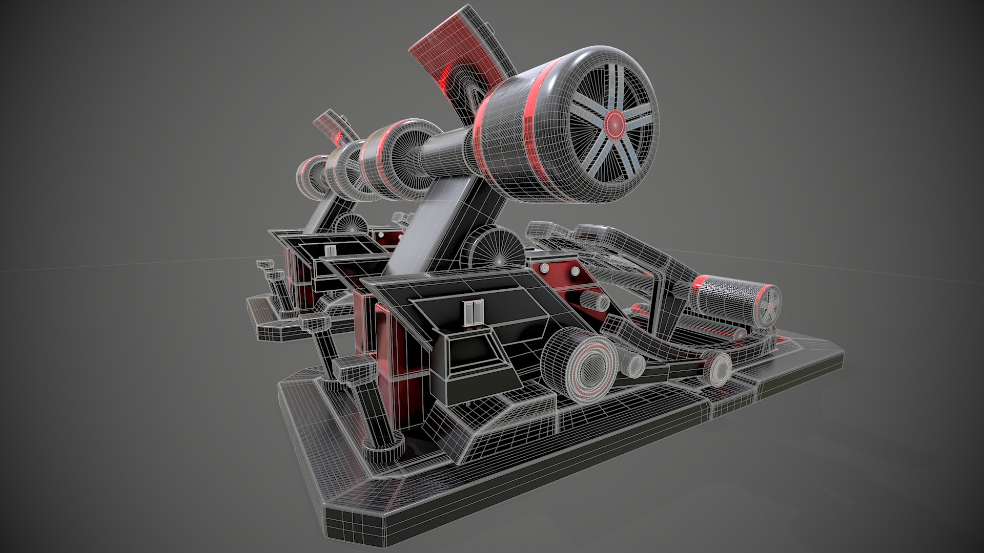 Racing Pedals 3D model_7