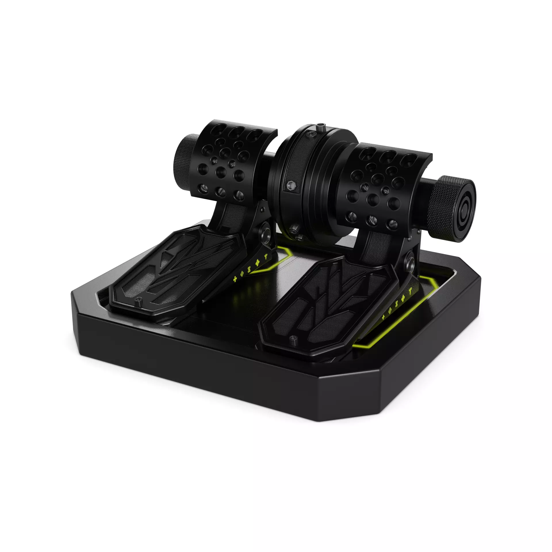 Racing Pedals 3D model_0