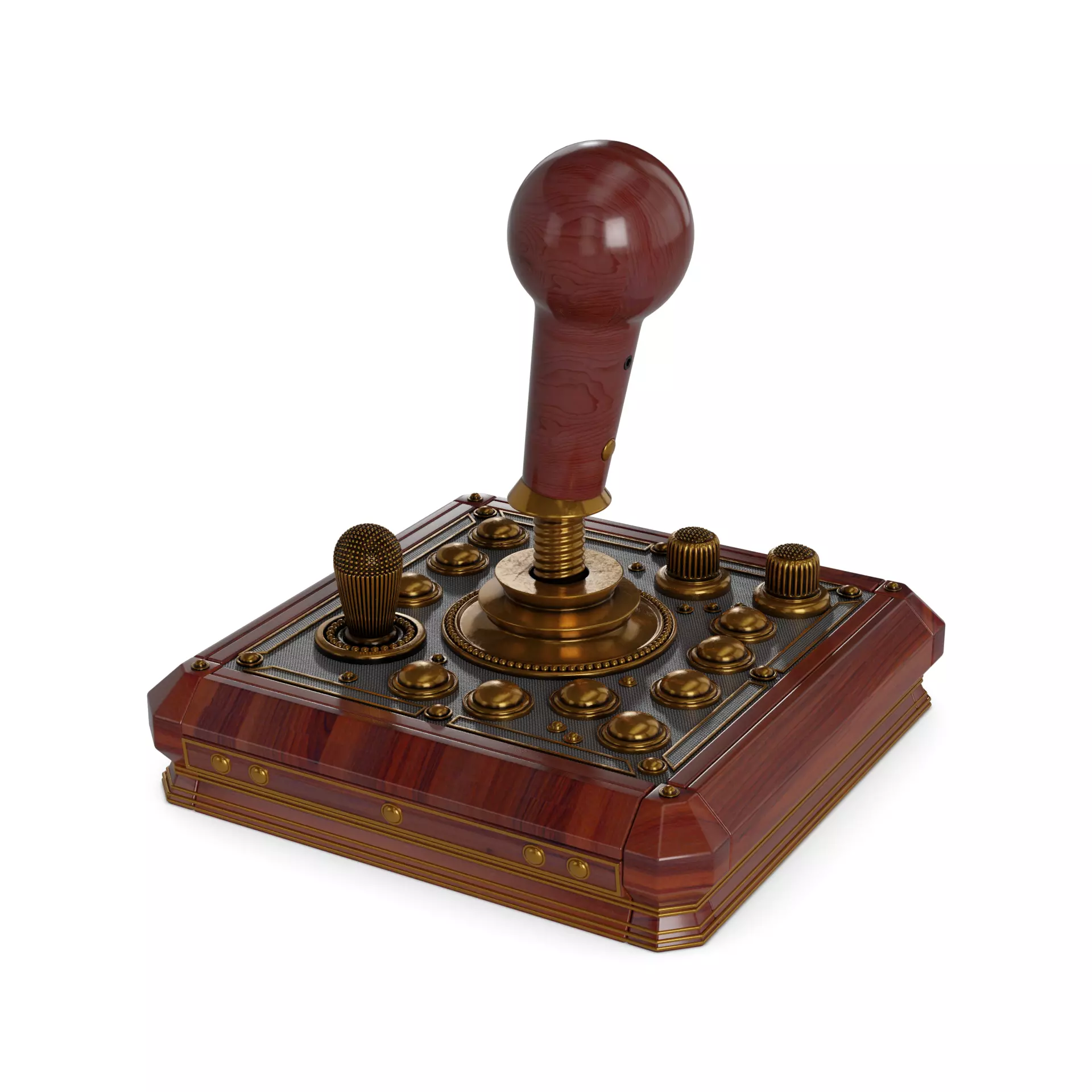 Flight Stick 3D model_0