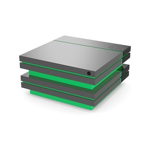 TV console Low-poly 3D model