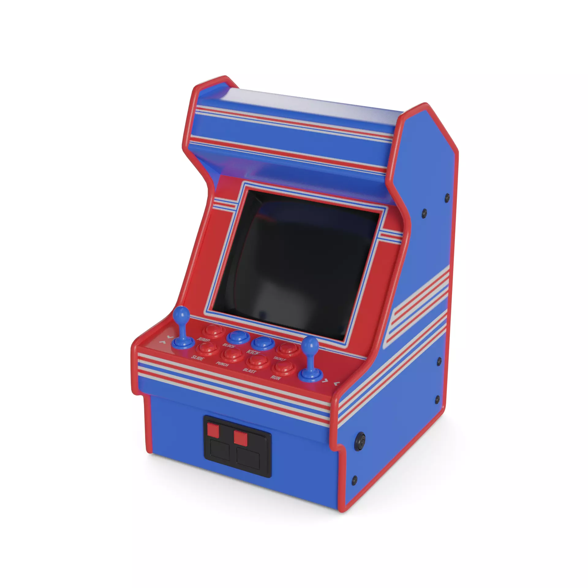 Arcade console 3D model_0