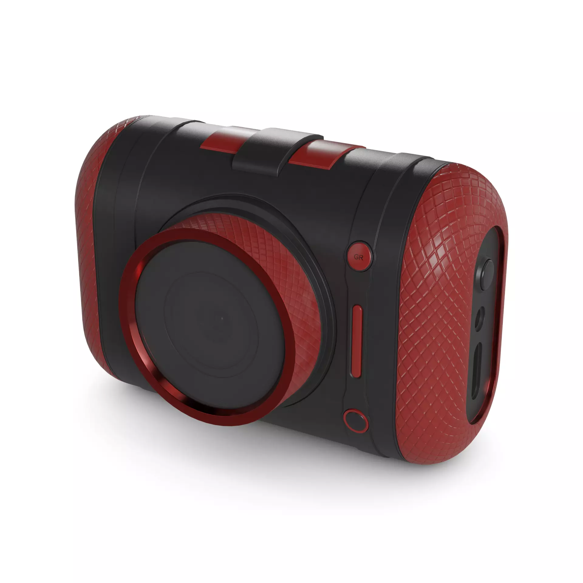 Dashcam Low-poly 3D model_0