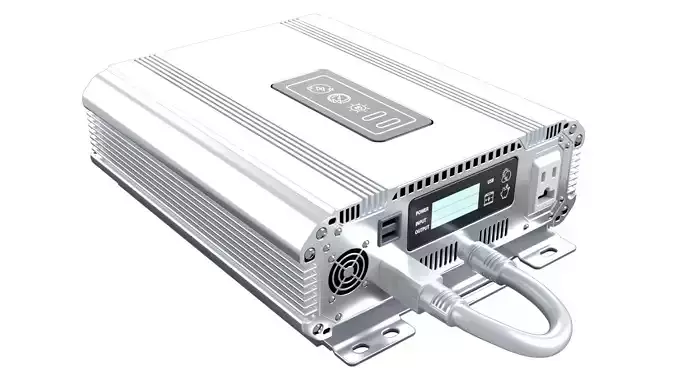 Car power inverter 3D model
