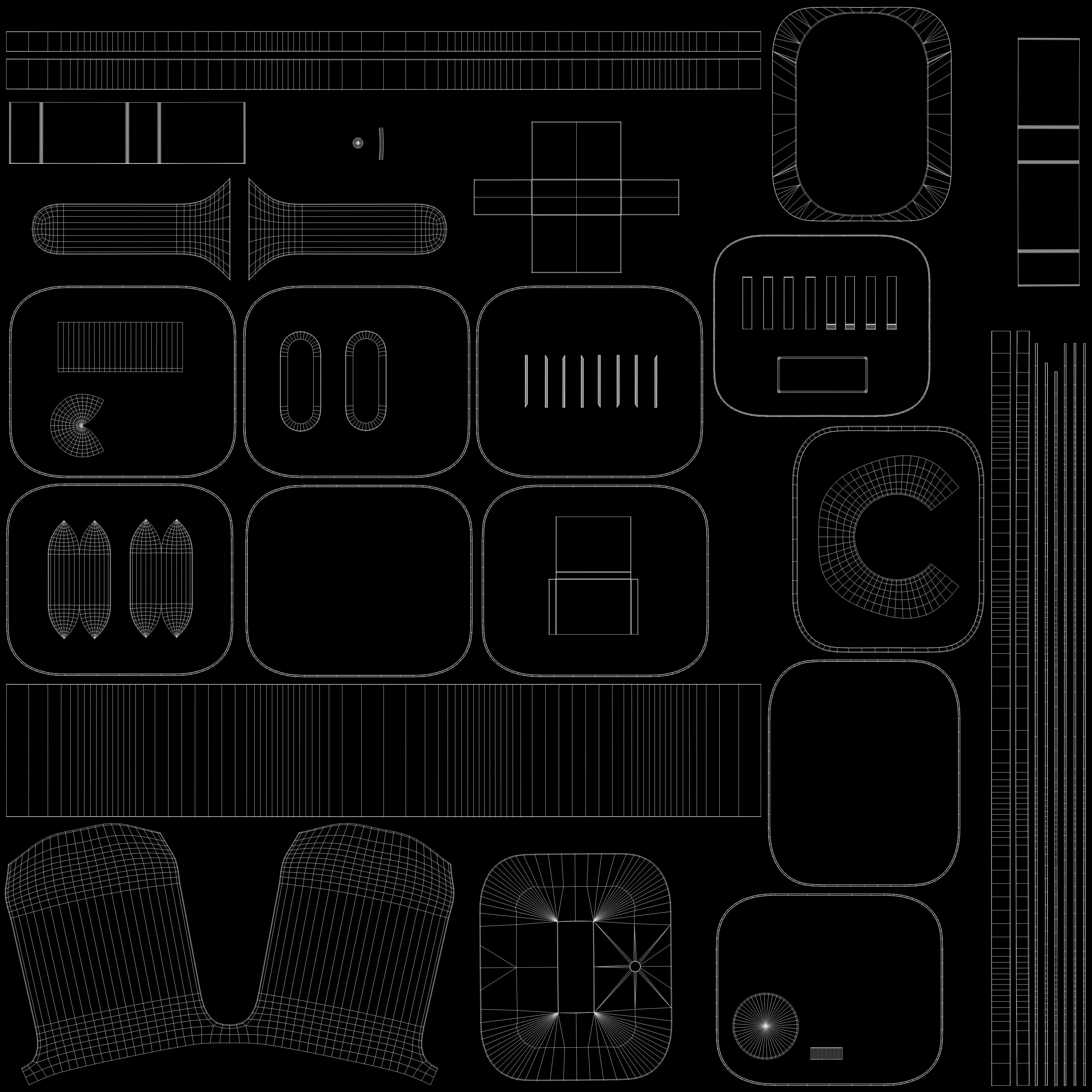 Car charger Low-poly 3D model_13