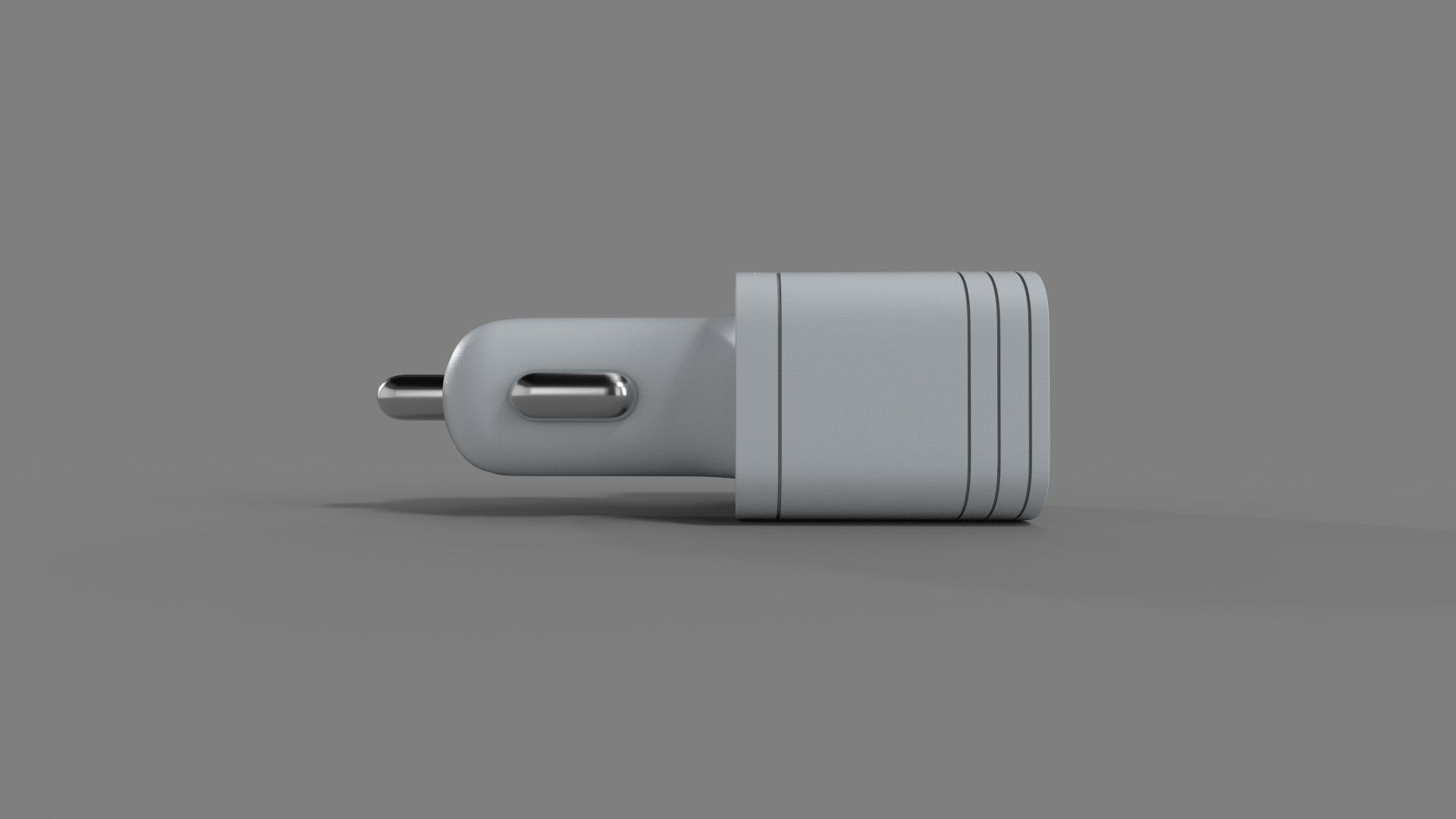 Car charger Low-poly 3D model_5