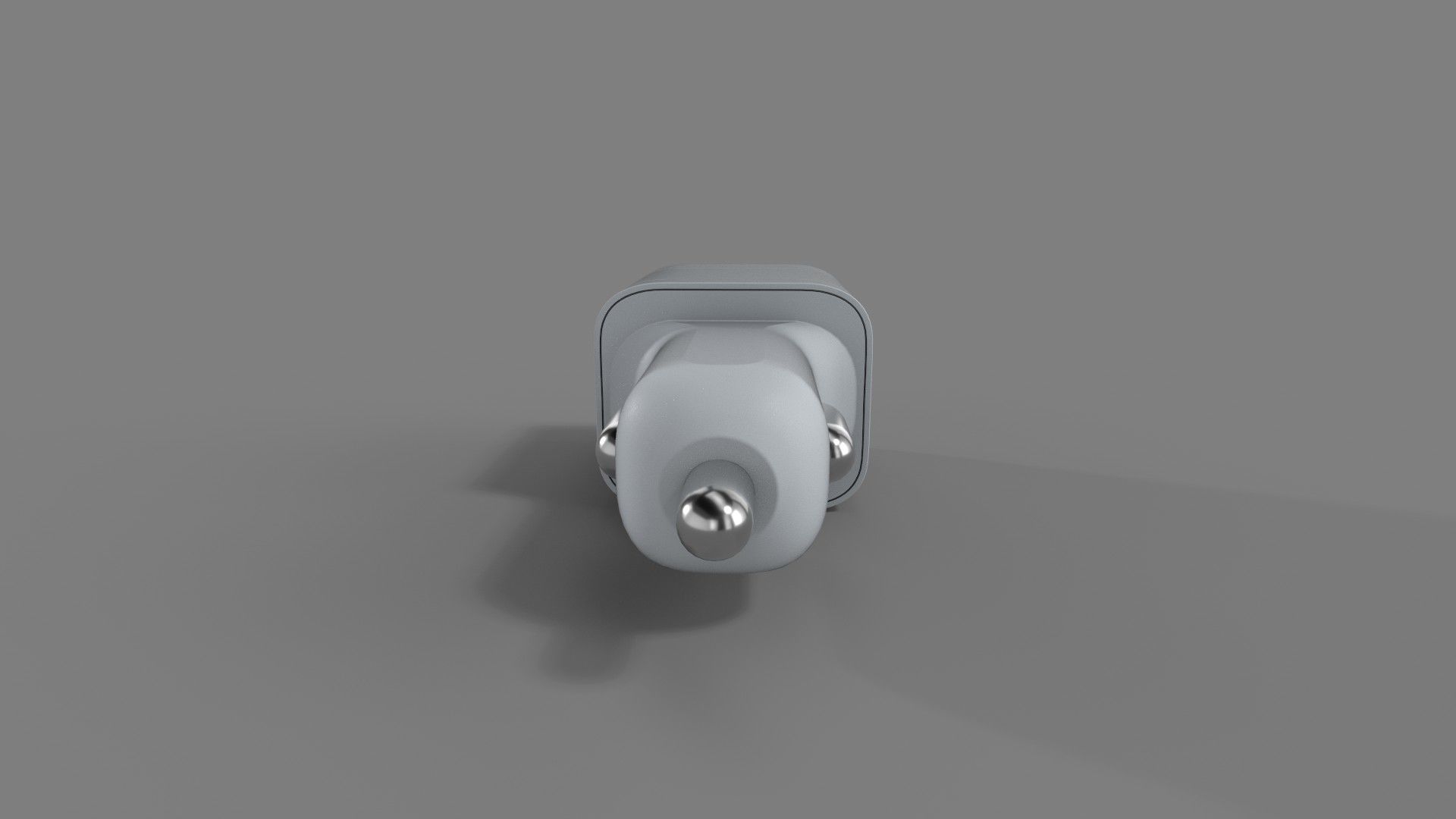 Car charger Low-poly 3D model_3