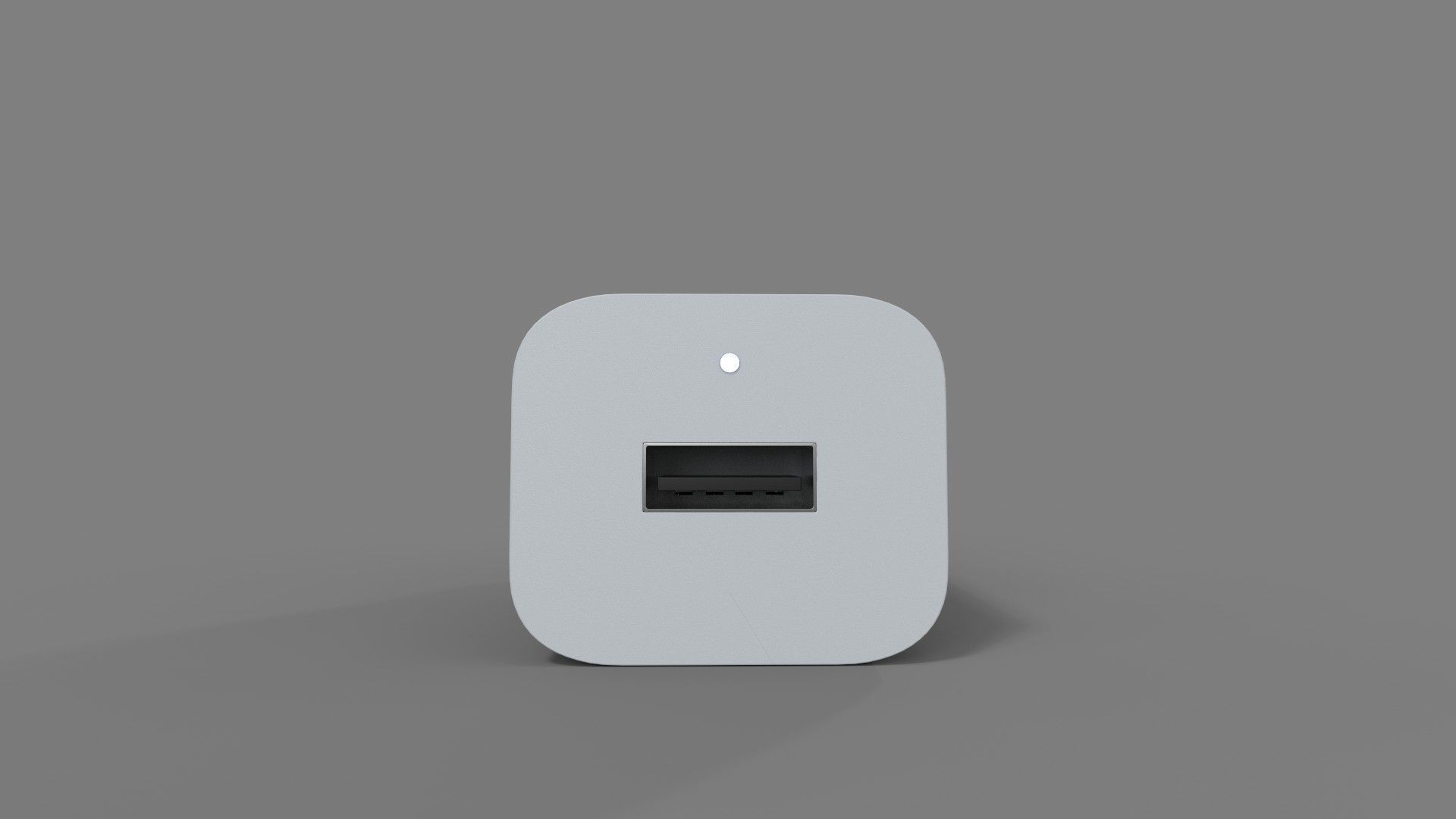 Car charger Low-poly 3D model_7