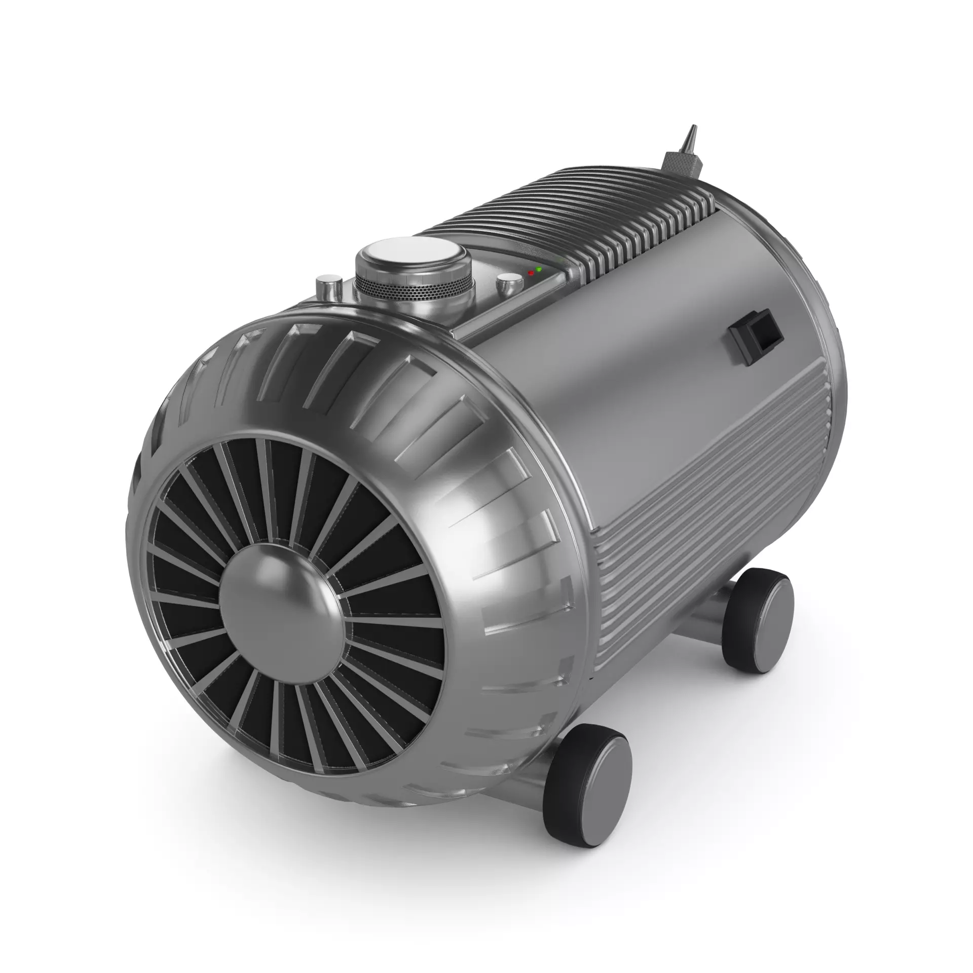 Portable air compressor 3D model_0