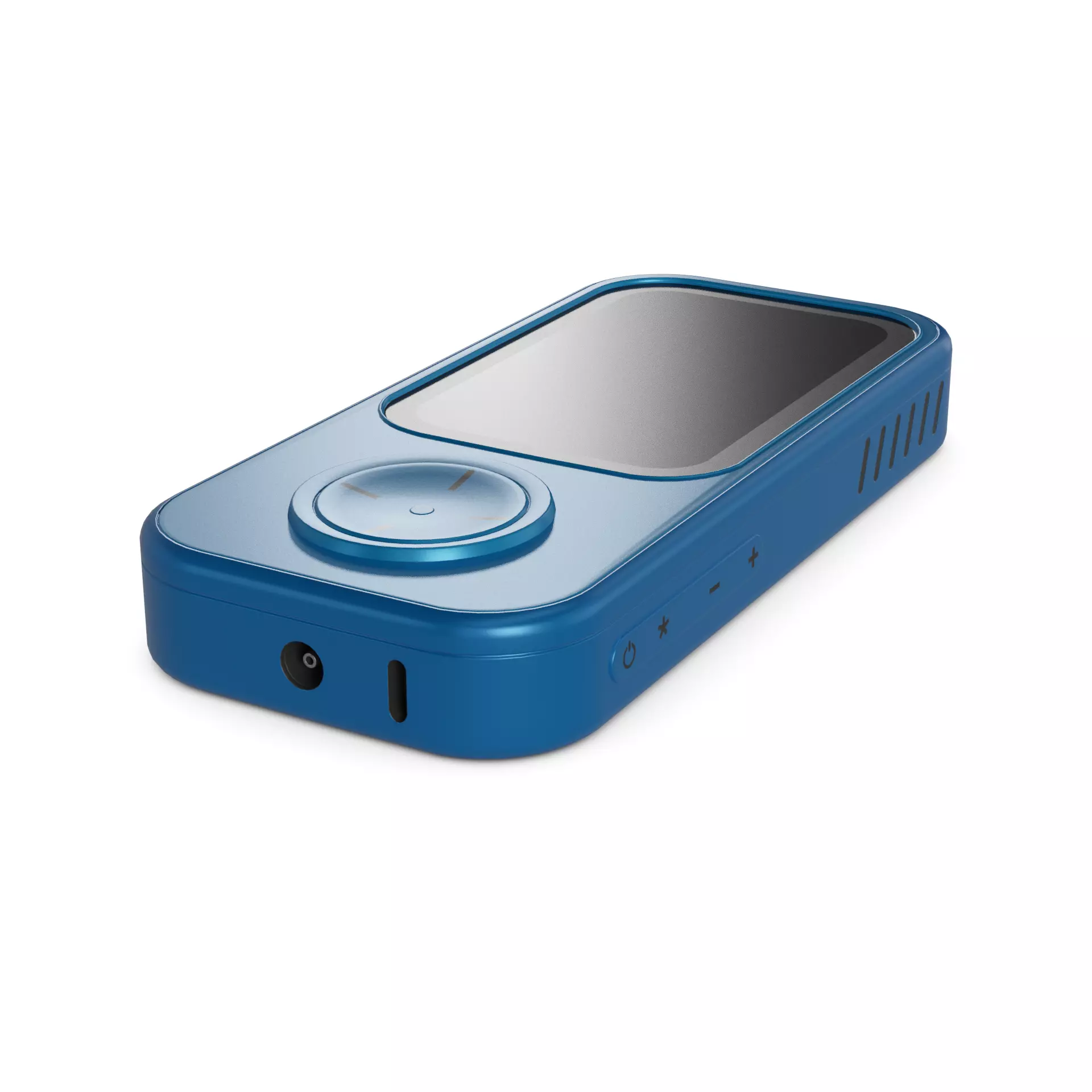 Handheld GPS Low-poly 3D model_0