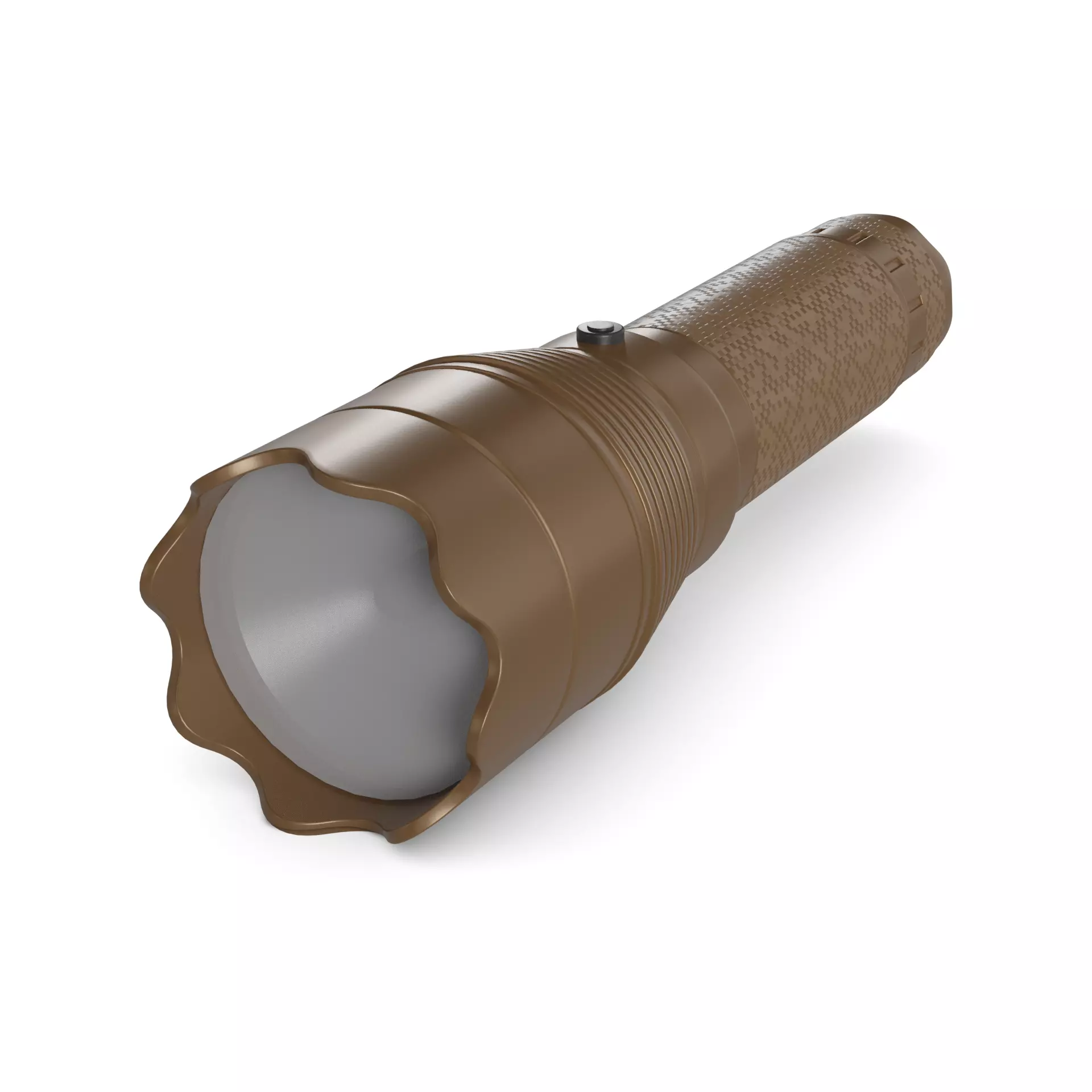 Tactical Flashlight 3D model_0