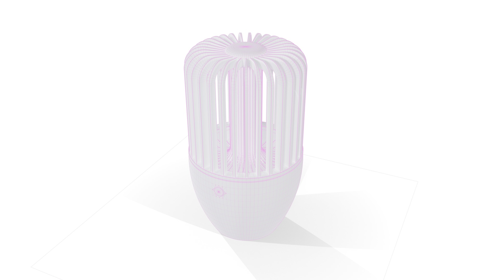 Portable Bug Zapper Low-poly 3D model_4