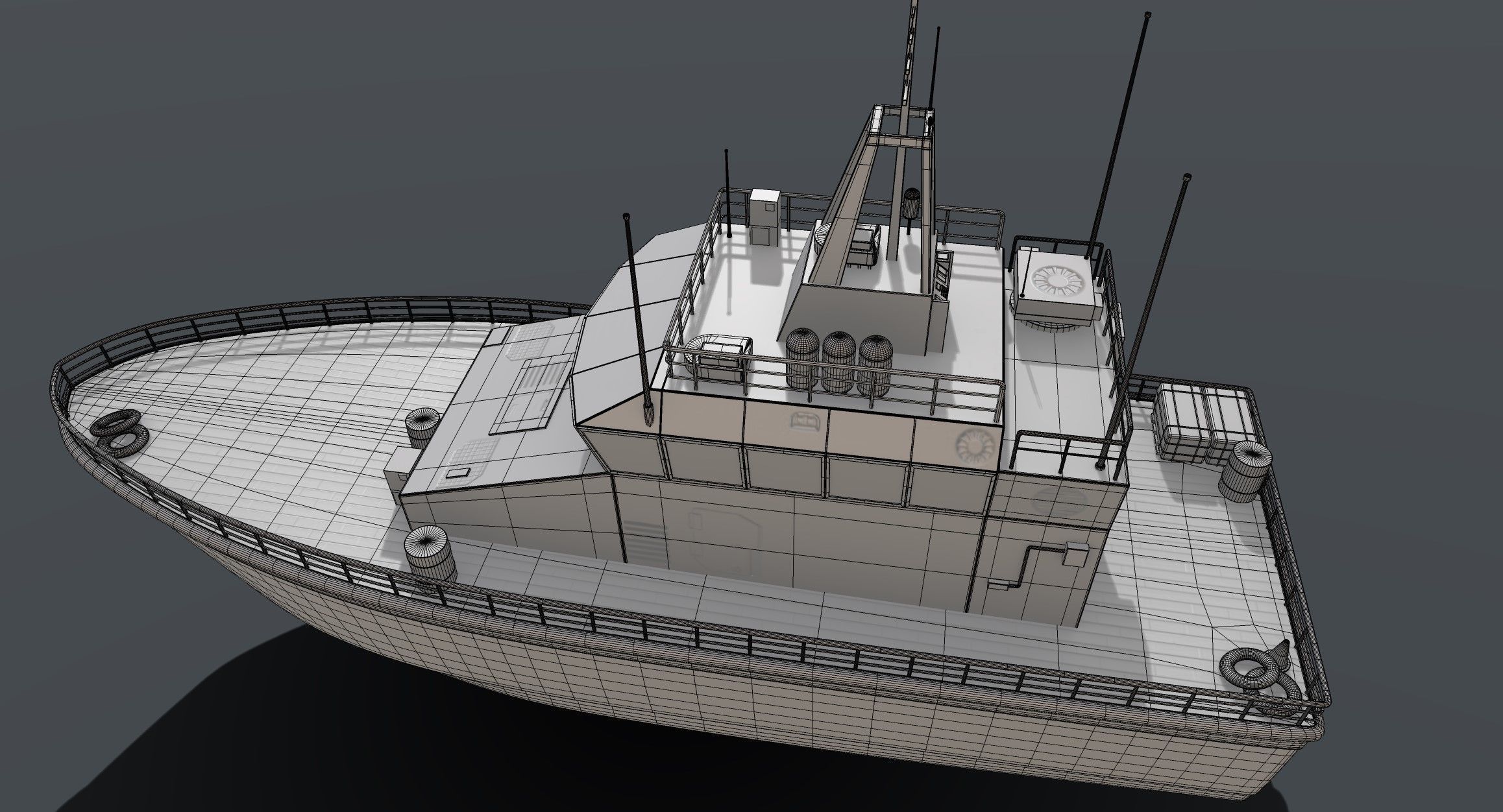 Mine Vessel 3D model_3