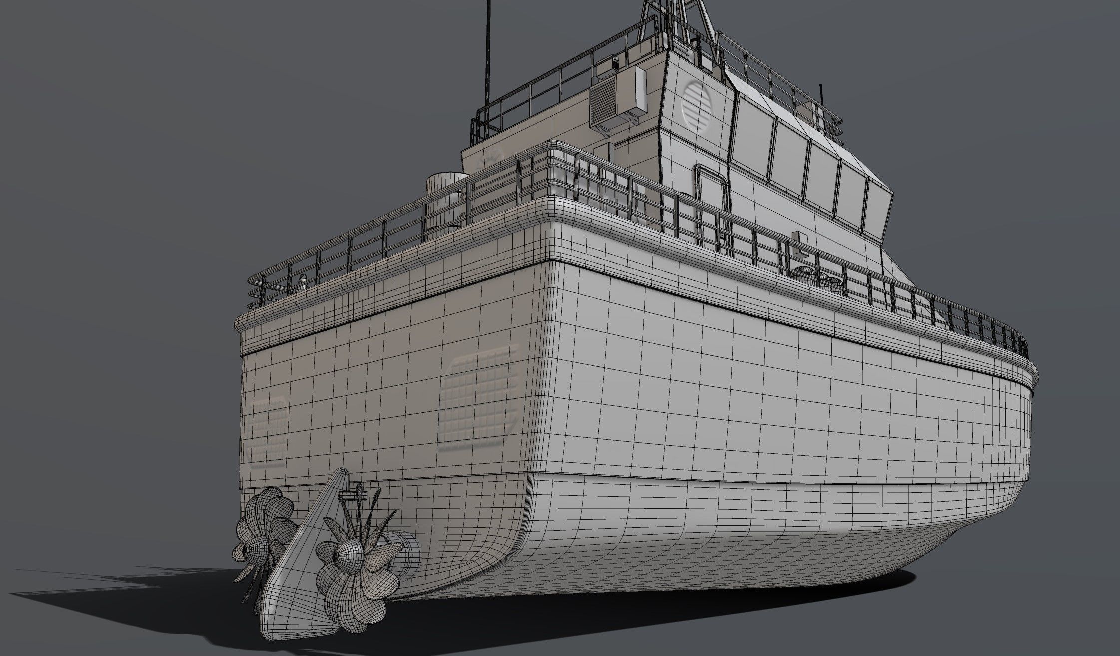 Mine Vessel 3D model_5