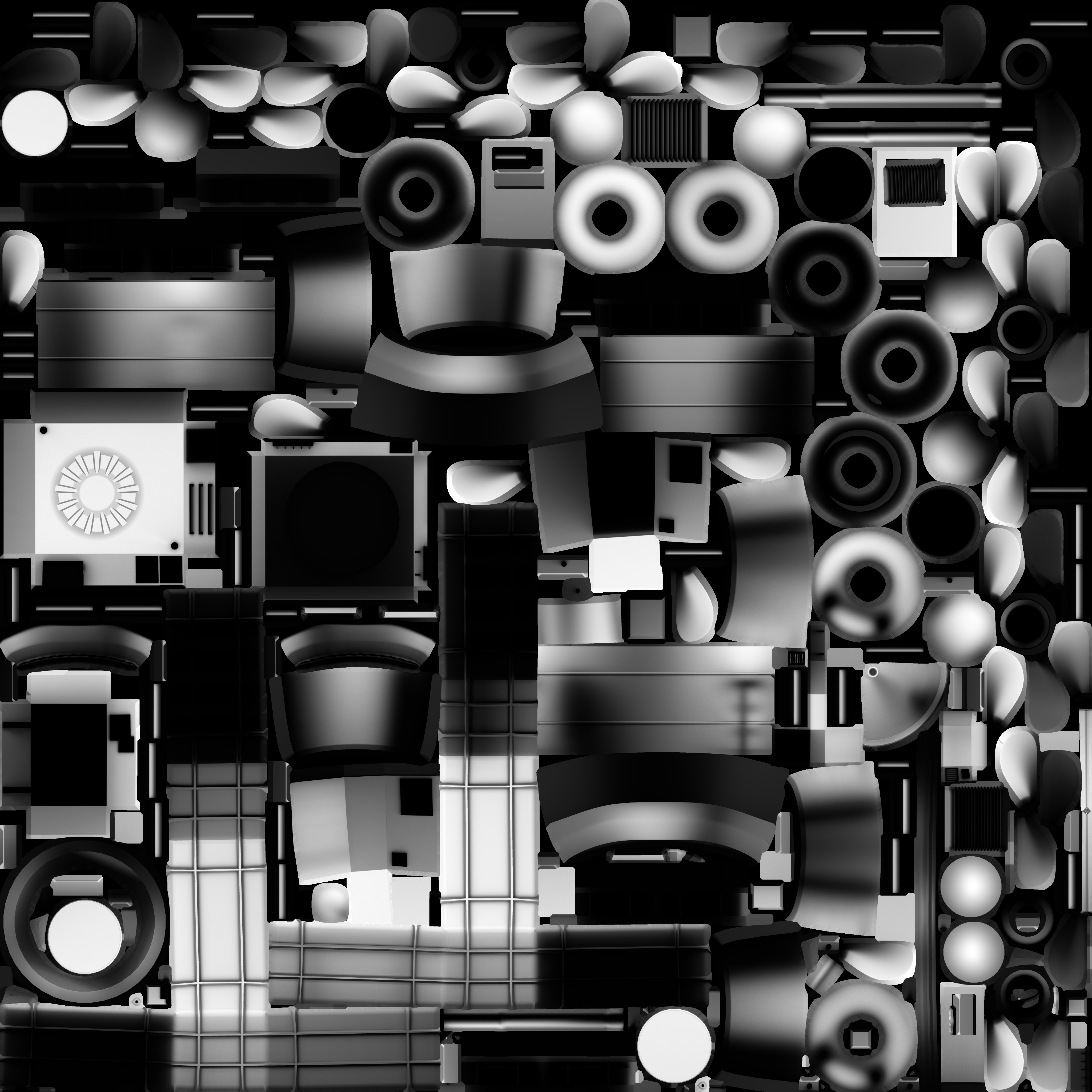 Mine Vessel 3D model_8