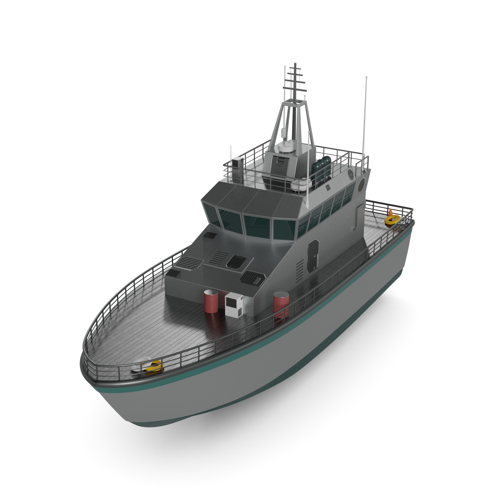 Mine Vessel 3D model_24