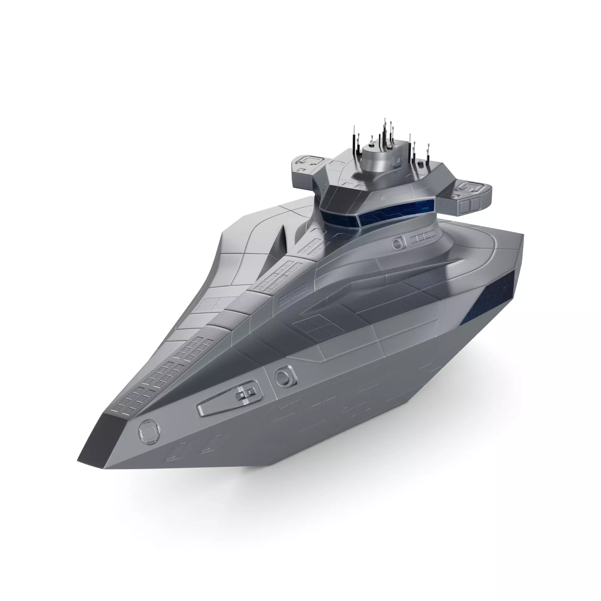 Replenishment Ship 3D model_0