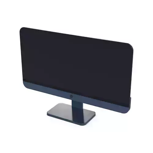 Computer All in one Low-poly 3D model