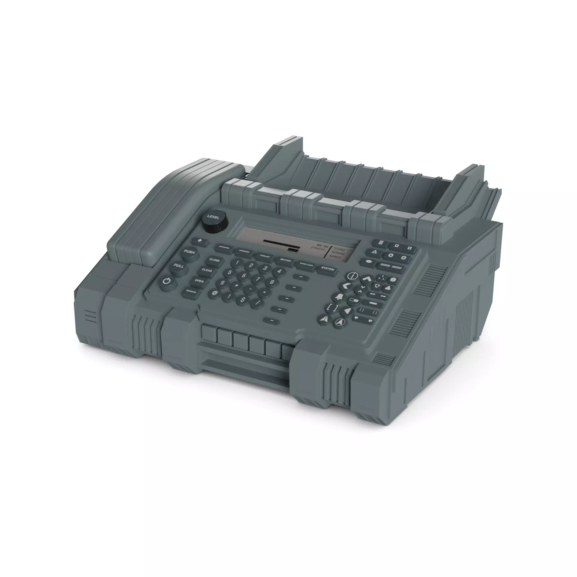 Printing Devices Fax 3D model_0