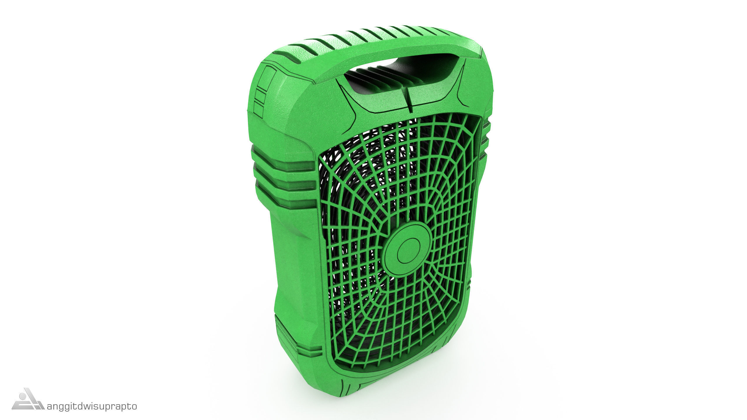 Portable Bug Zapper 3D model_4