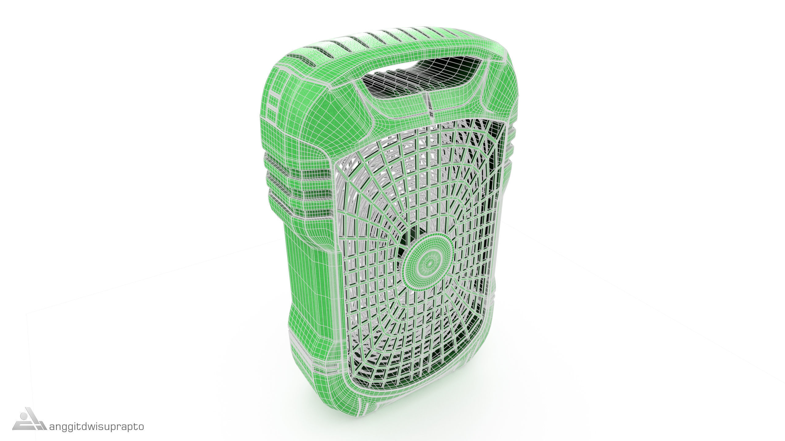 Portable Bug Zapper 3D model_8