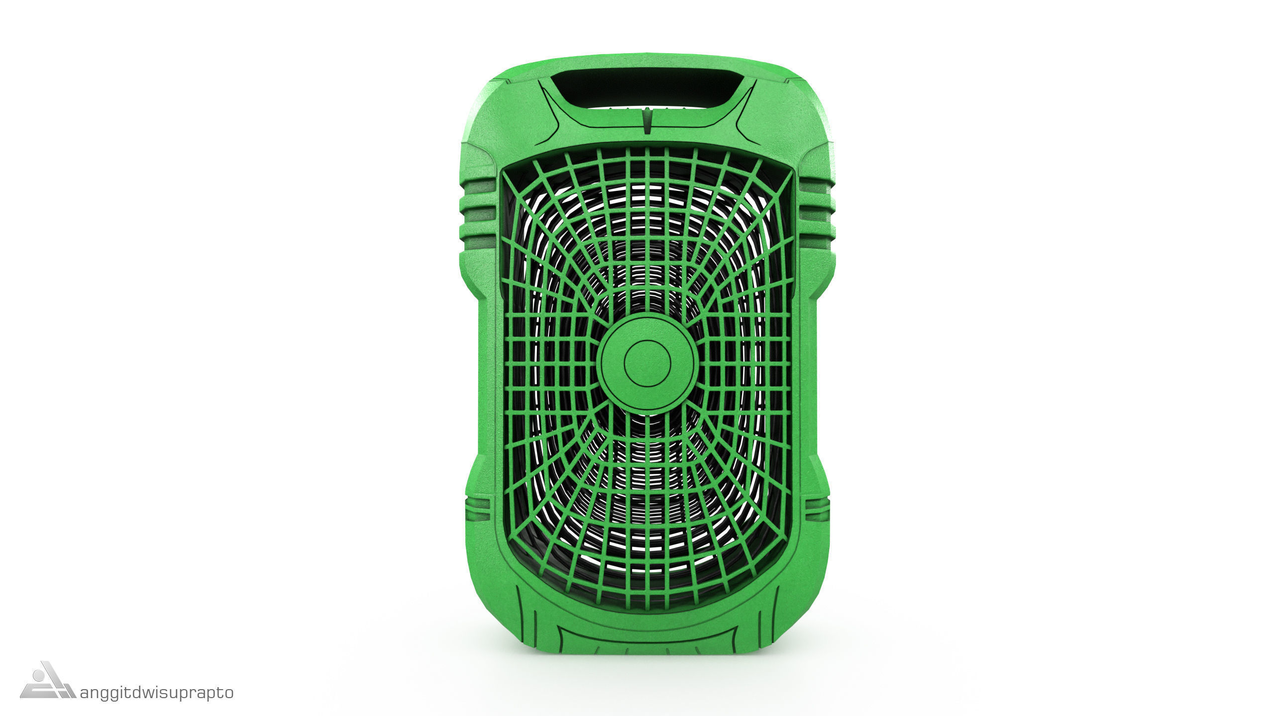 Portable Bug Zapper 3D model_2