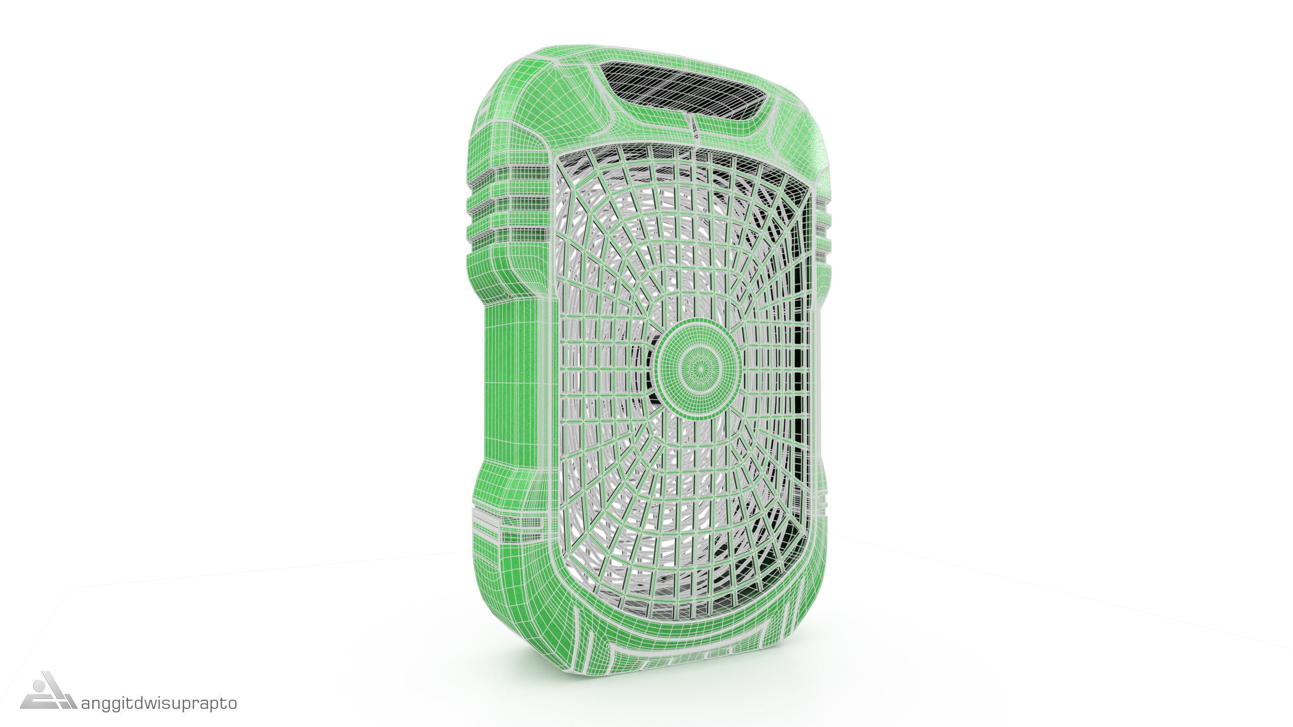 Portable Bug Zapper 3D model_5