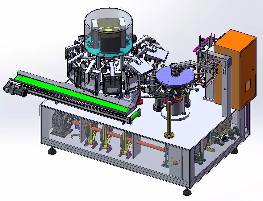  Double rotary automatic packaging machine 3D model_0