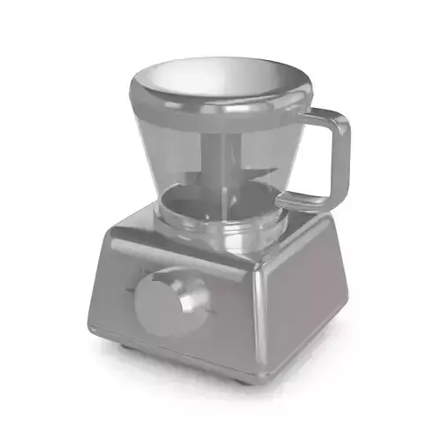 Food processor Low-poly 3D model