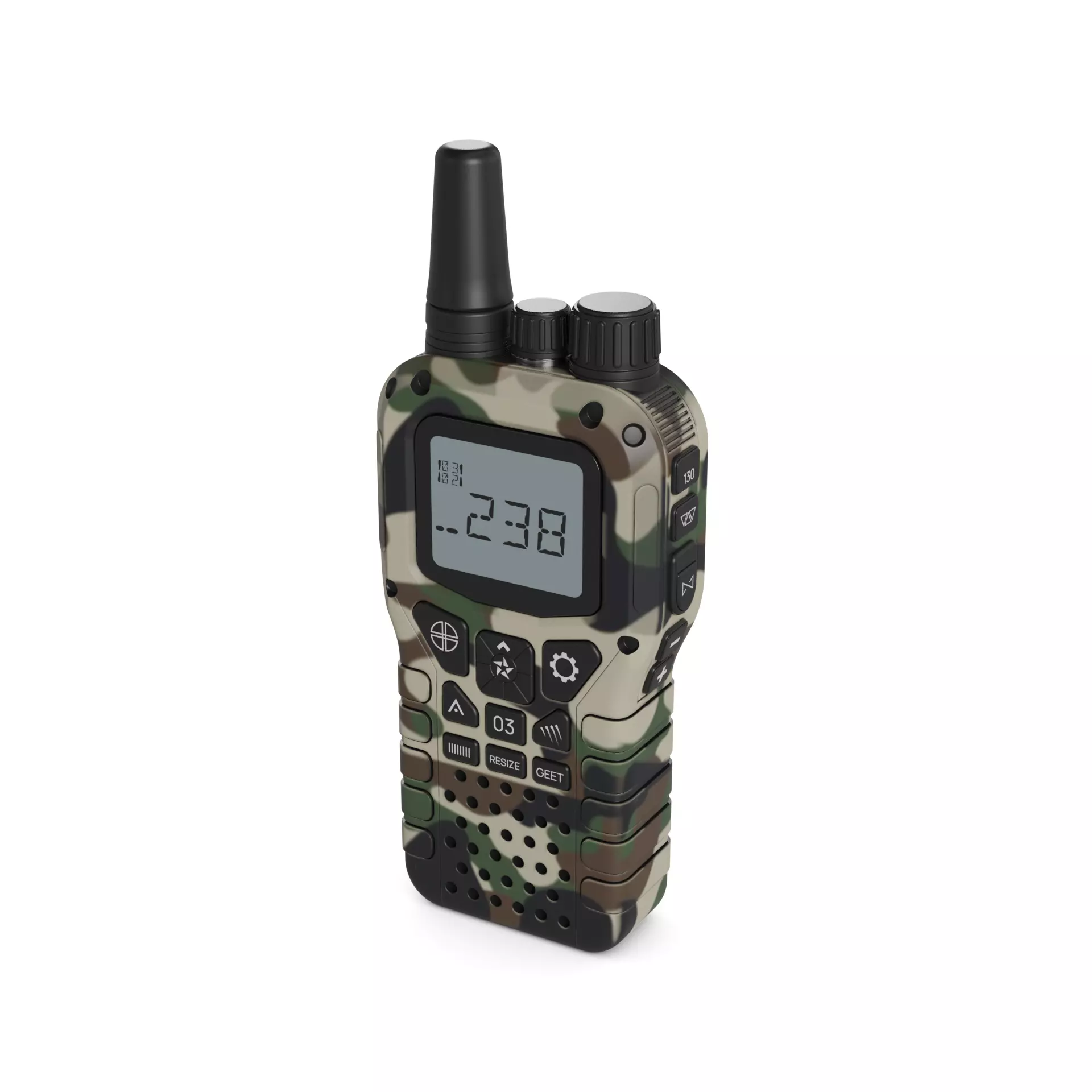 Walkie talkie 3D model_0